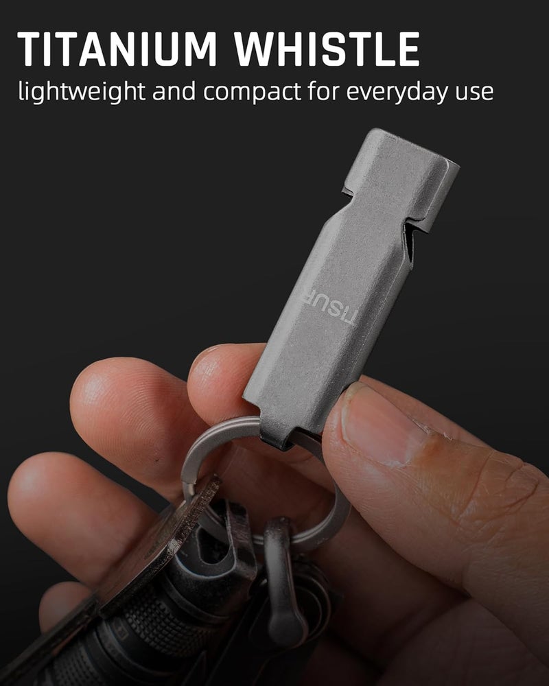 TISUR Loud Emergency Whistles,130db+ Lifeguard Safety Whistle Keychain for Surviva Camping Hiking dog whistle - Image 3